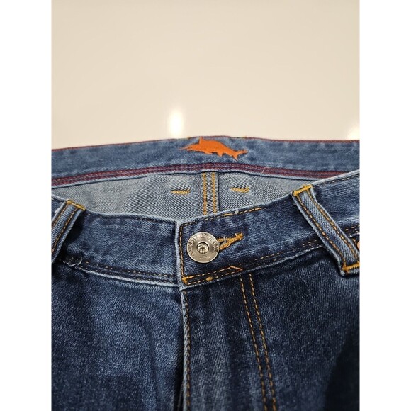 Tommy Bahama Straight Leg Jeans 36X32 Blue Denim Pants Stretch 92% Cotton Soft - Picture 3 of 10